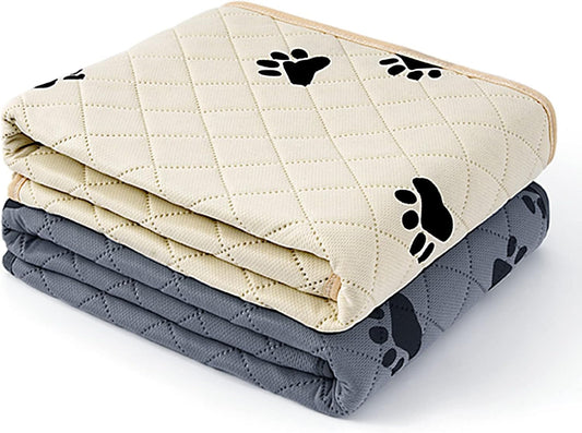 Washable Reusable Pee Pads for Dogs Training Super Absorption Leakproof Pads 2 Packs